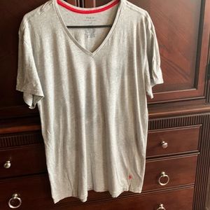 Bundle of POLO v neck tees / 3 black 2 grey